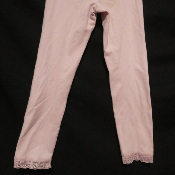 OLD NAVY | medium (8) | Pink Lace Leggings | Stretchy Waist - Picture 14 of 16